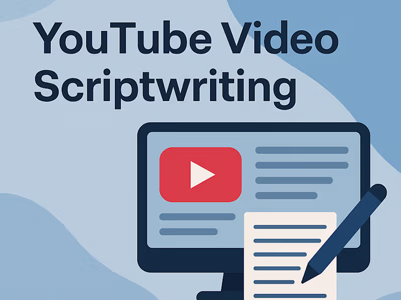 Cover image for YouTube Video Scriptwriting