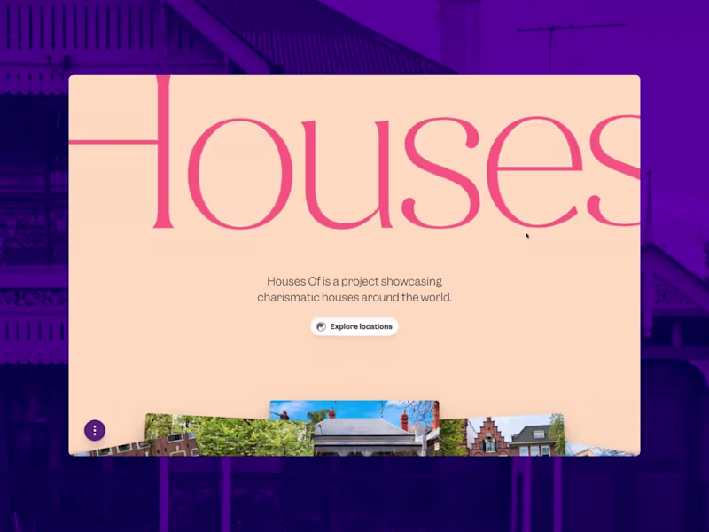 Cover image for Houses Of