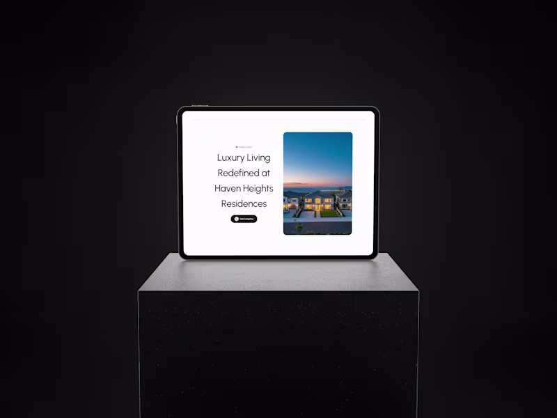 Cover image for A Modern Real Estate Website Built in Framer