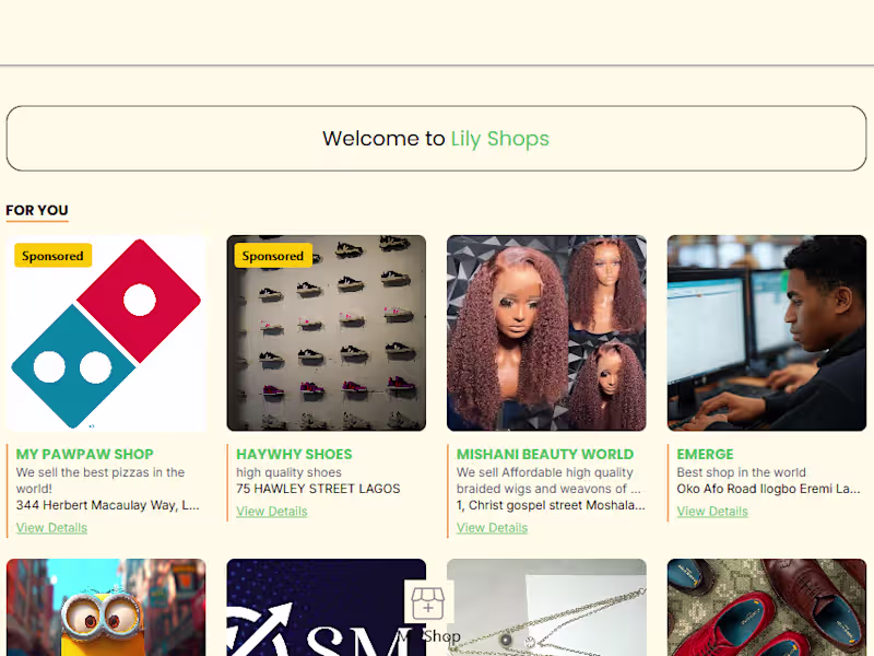 Cover image for Lily Shop