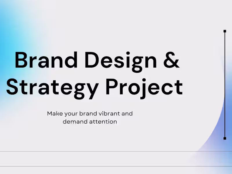 Cover image for Brand Identity & Strategy Design