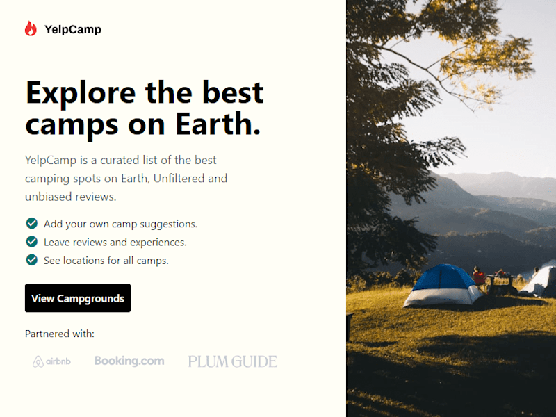 Cover image for YelpCamp