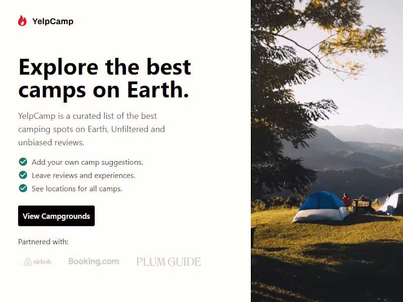 Cover image for YelpCamp