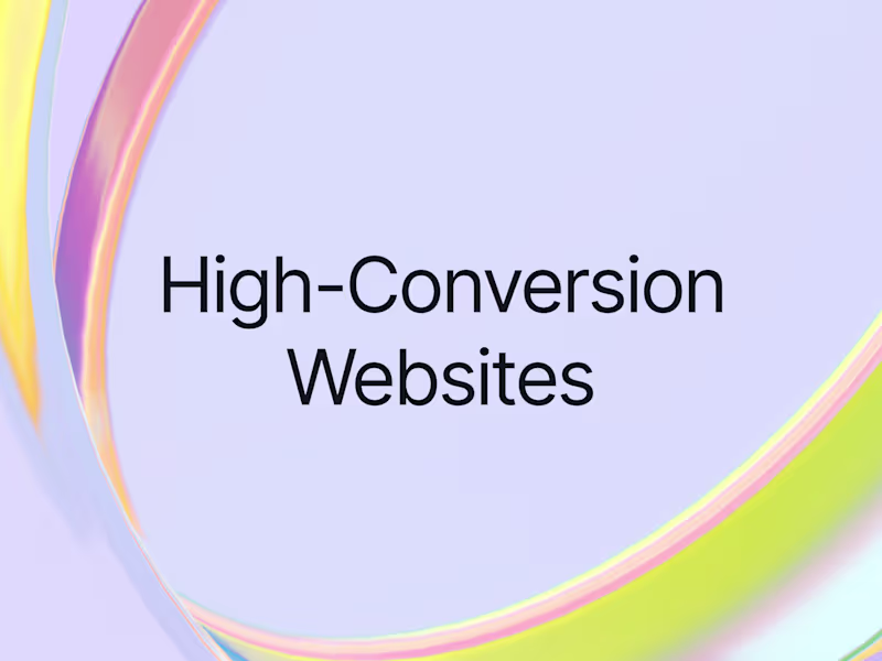 Cover image for High-Conversion Website Design for Modern Brands