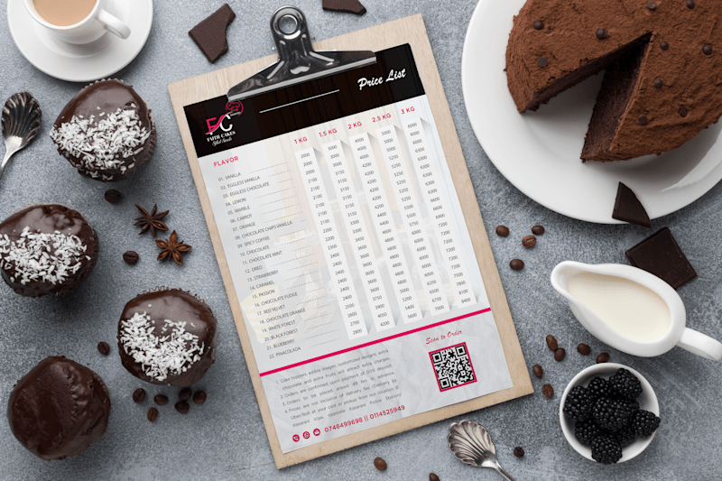 Cover image for Price List Design