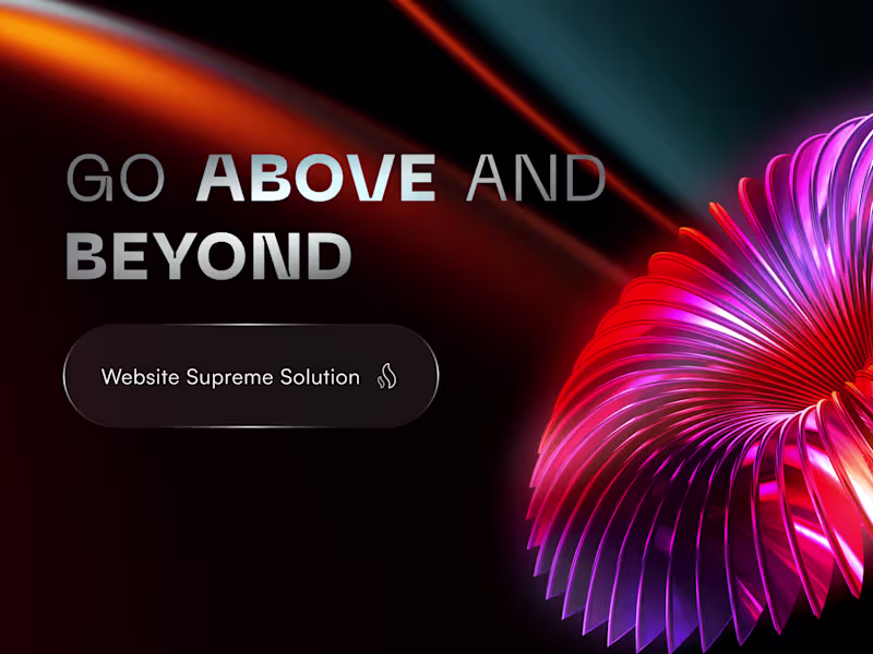 Cover image for Website Supreme / 3D Interactive 