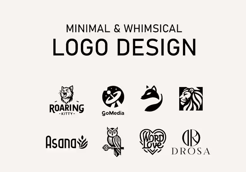 Cover image for Crafting Minimal and Whimsical Logos for Distinctive Branding