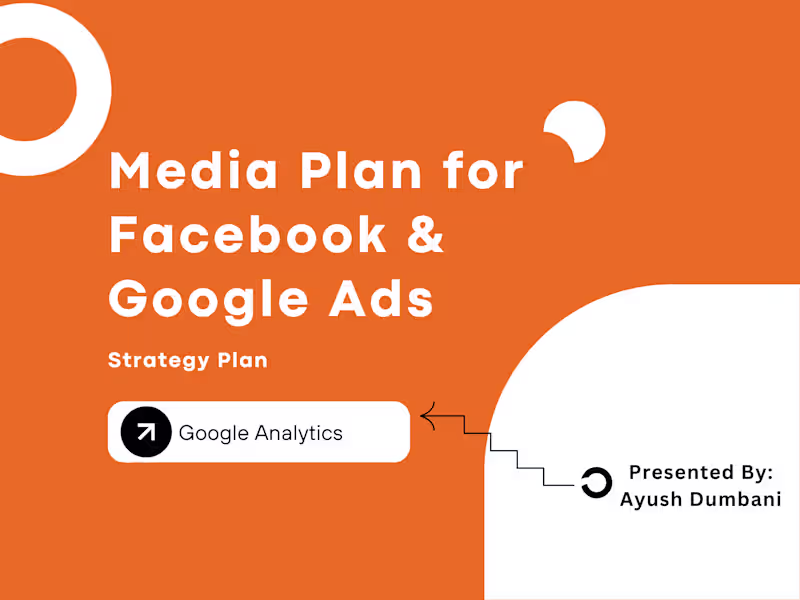 Cover image for Media Plan for Facebook & Google Ads