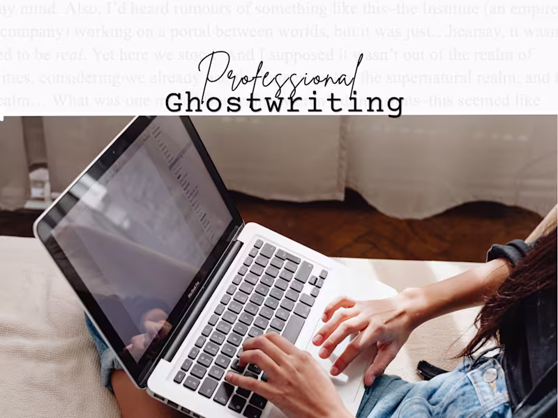 Cover image for Professional Ghostwriting Service