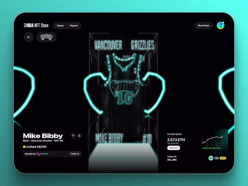 Cover image for NBA NFT Store