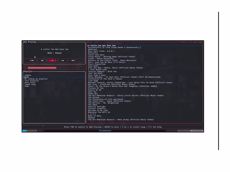 Cover image for Termusix: Terminal Desktop Music Player
