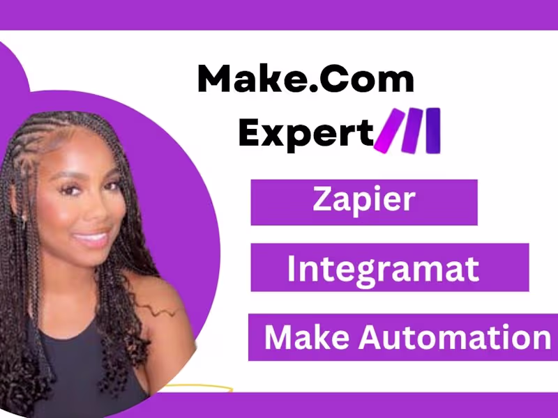 Cover image for I will make com automate email to google sheet form ai chat gpt