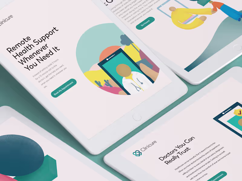 Cover image for Clinicure Brand Identity Design