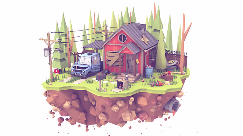 Cover image for Twitch Video Game Islands on Behance
