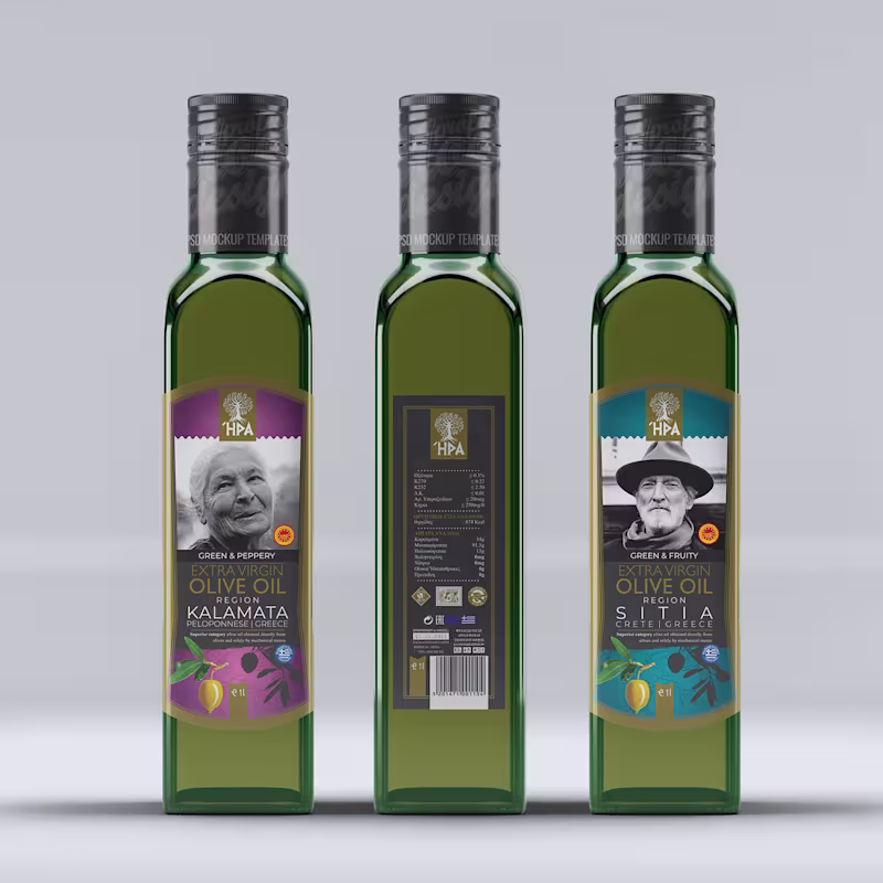 Cover image for Label for olive oil :: Behance