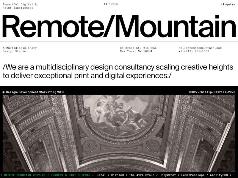 Cover image for Remote Mountain Website Design