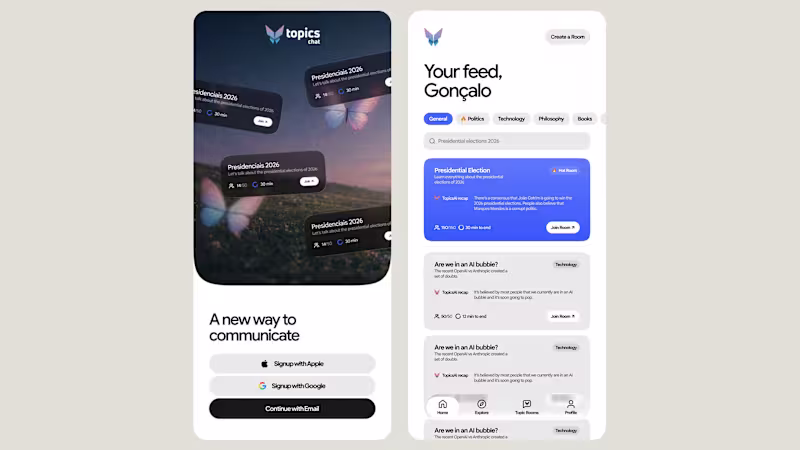 Cover image for A mobile app for a