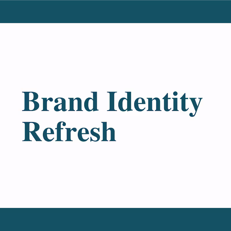 Cover image for Brand Identity Refresh