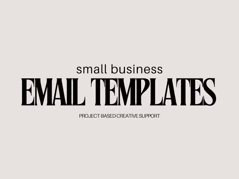 Cover image for 3x Email Templates | Intentionally-Designed to Your Brand