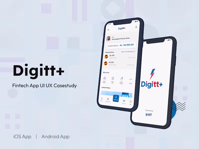Cover image for Digitt + - Fintech Project