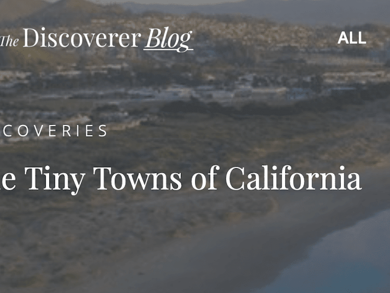 Cover image for The Discoverer Blog - California Travel Blogs