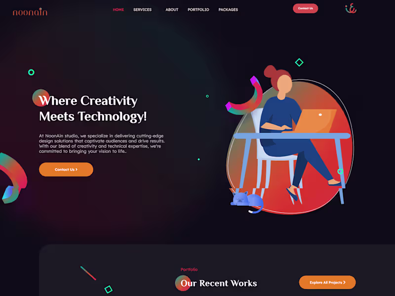 Cover image for NoonAin Studio – Digital Marketing, WebDevelopment and Design H…
