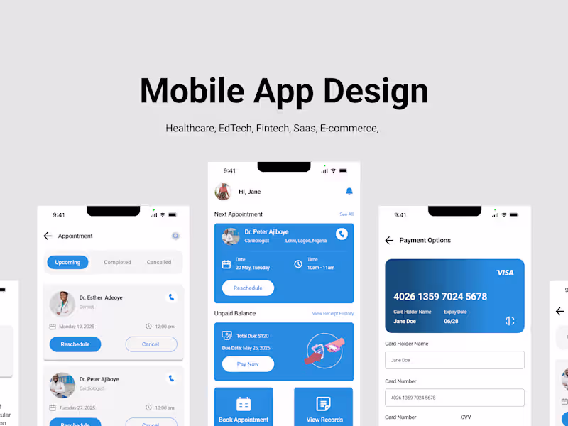Cover image for Mobile App Design