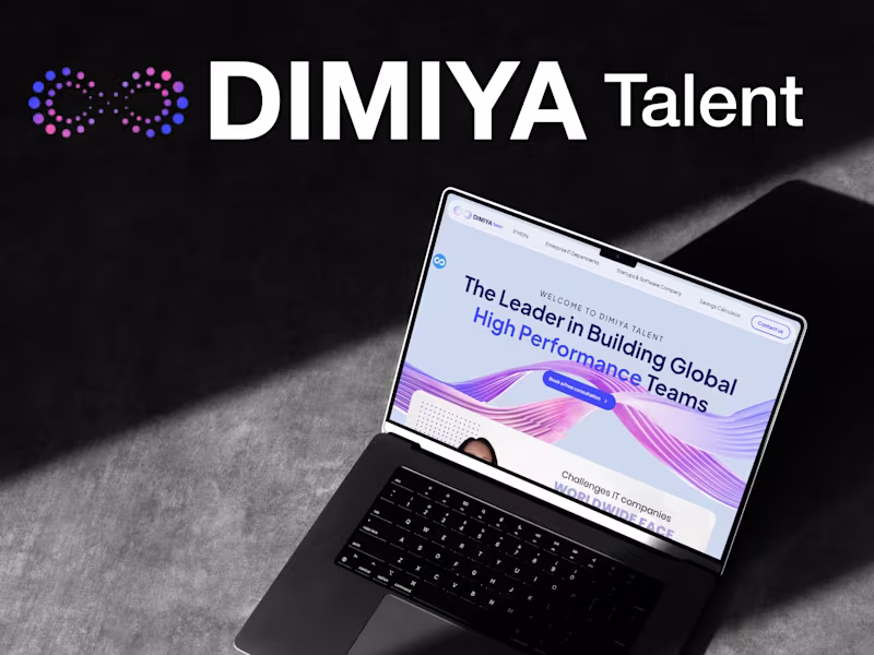 Cover image for Dimiya Talent - Webflow development