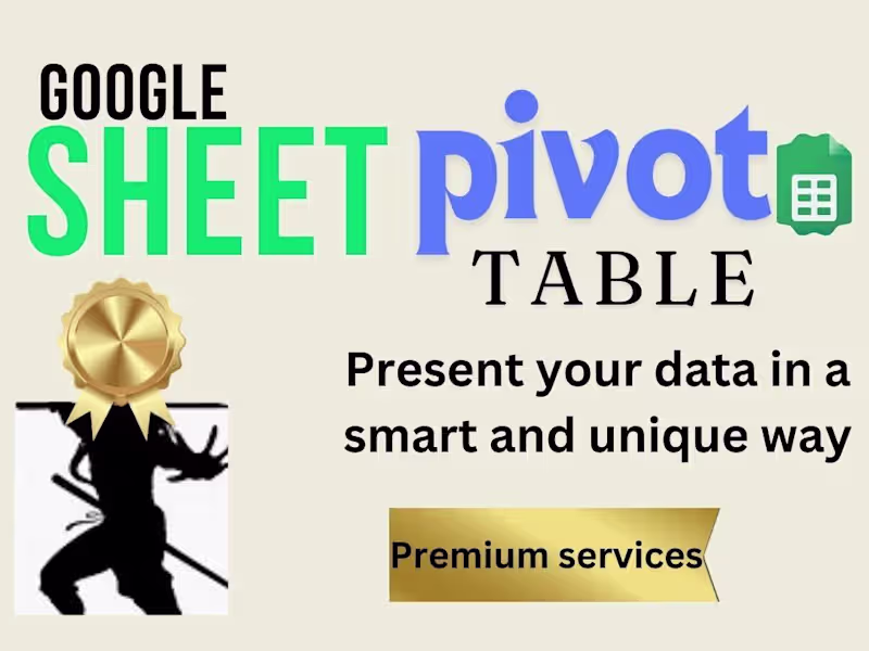 Cover image for Do smart pivot table in google sheet