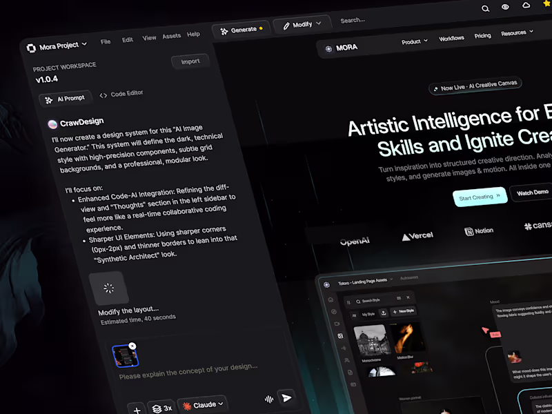 Cover image for AI-Powered Creative Platform Design
