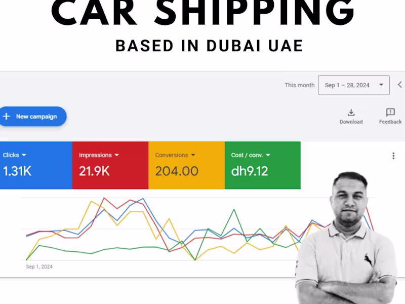 Cover image for Car Shipping | Google & Meta Ads | Quality Leads