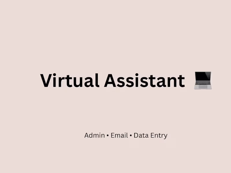 Cover image for Virtual Assistant (Admin Tasks)