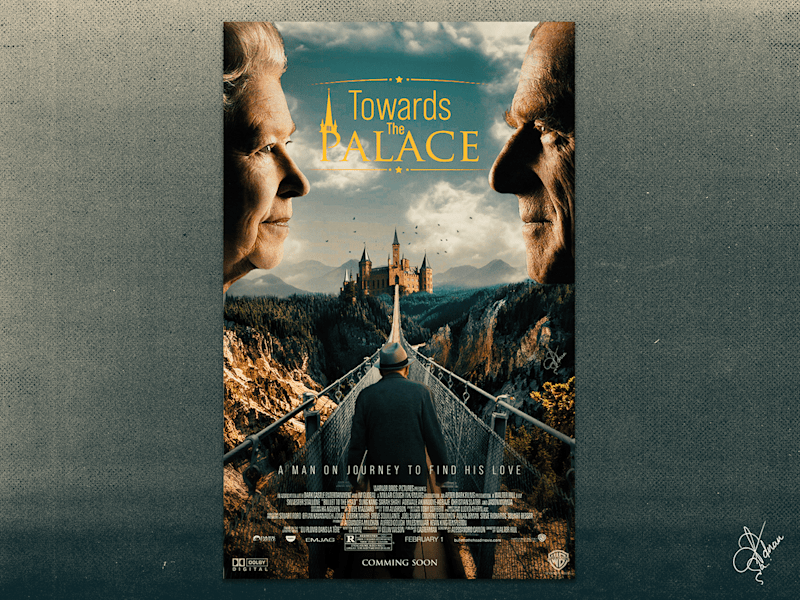 Cover image for Fictional movie poster design (Towards the palace)