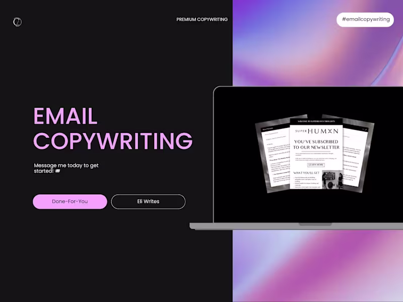 Cover image for Email Copywriting and Marketing ✅