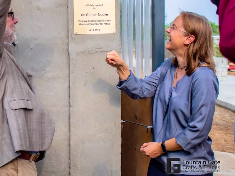 Cover image for FOUNTAIN GATE CRAFTS & TRADES SCHOOL