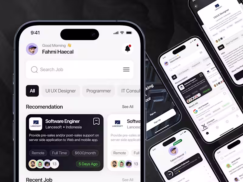 Cover image for UI/UX Designer Mobile App iOS & Android Expert