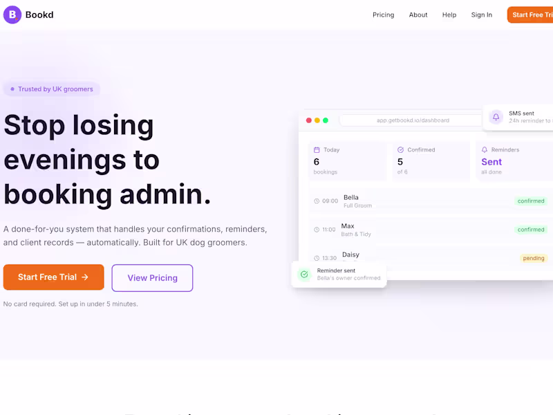 Cover image for internal Bookd dashboard showing potential