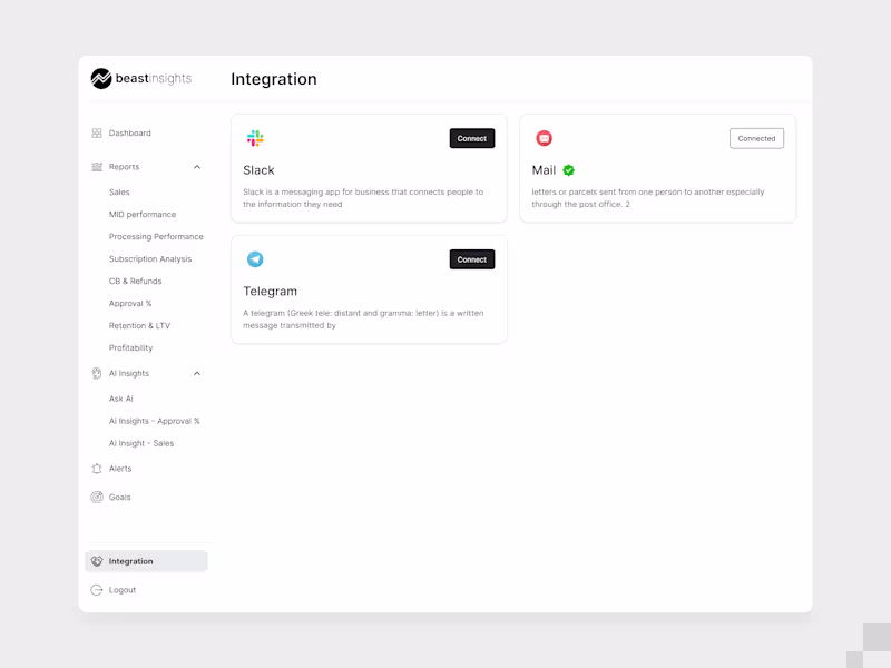 Cover image for Analytics Dashboard
Beastinsights is an analytics