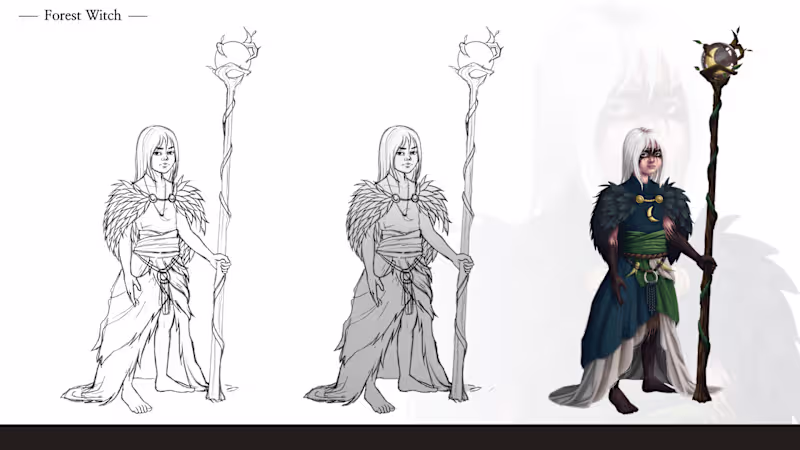 Cover image for Fantasy Character Design