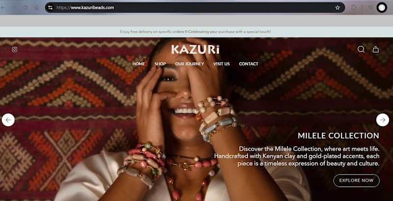 Cover image for Website Copy - Kazuri Beads Kenya