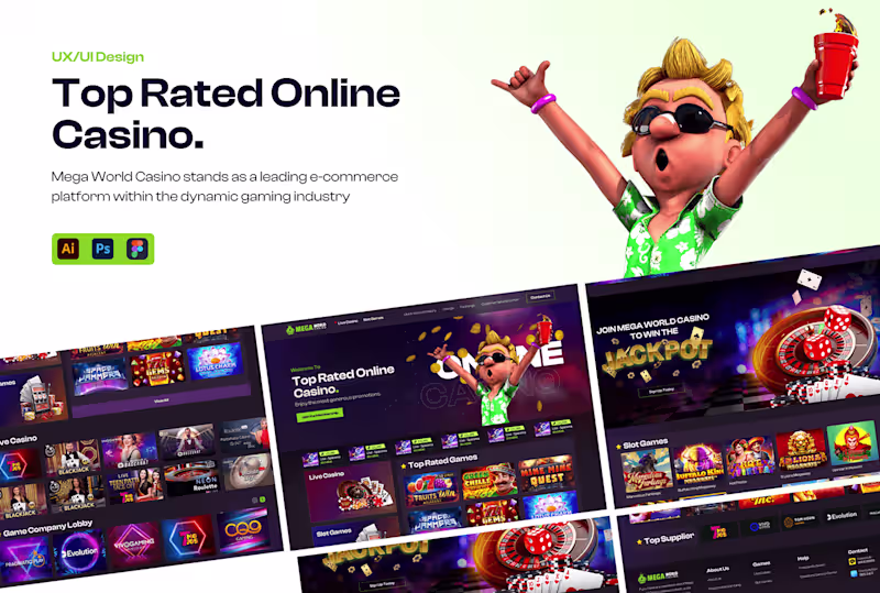 Cover image for Online Gaming Website :: Behance