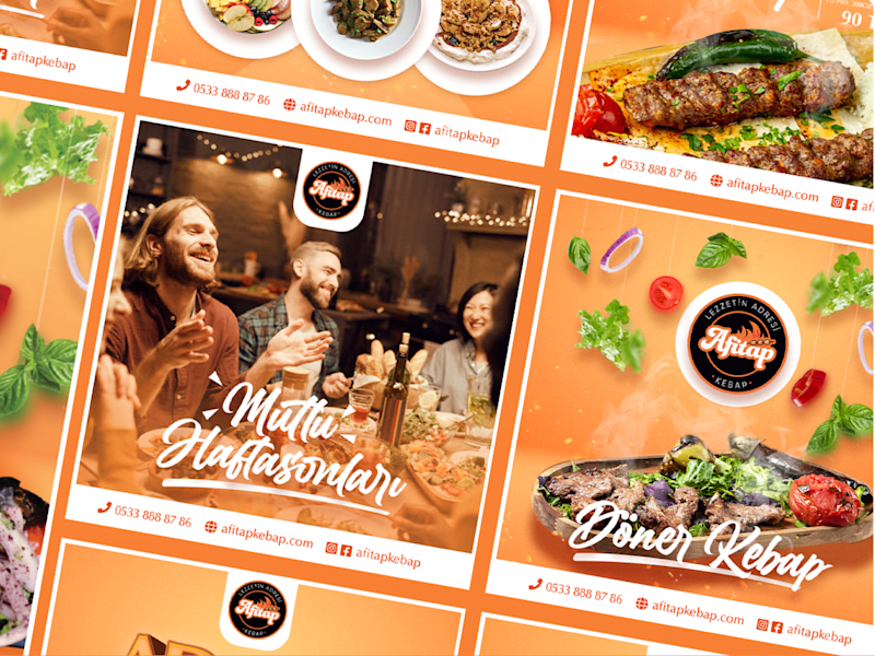 Cover image for Afitap Kebab Restaurant Visual Identity