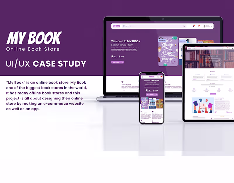 Cover image for My Book - UX UI Case Study
