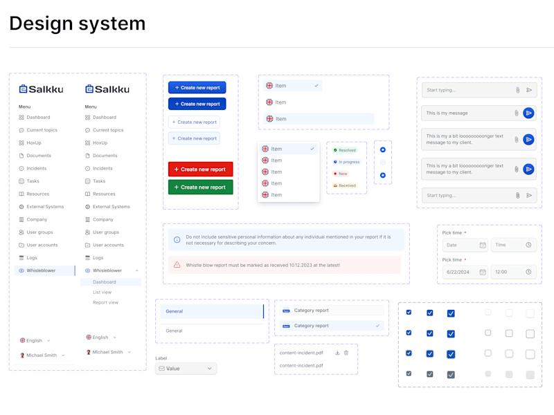 Cover image for Salkku Design System