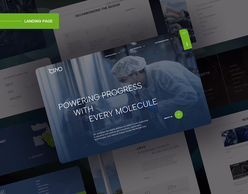 Cover image for Landing Page | Industrial