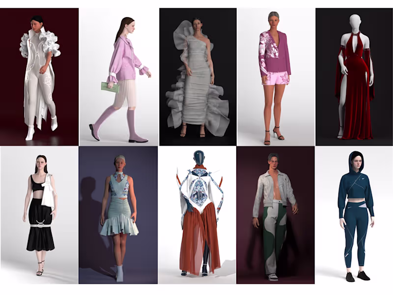 Cover image for CLO3D Fashion & Garment Design | Digital Prototyping & Rendering