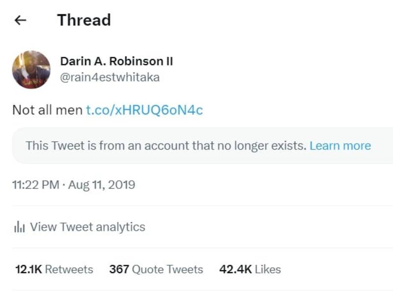 Cover image for Not All Men