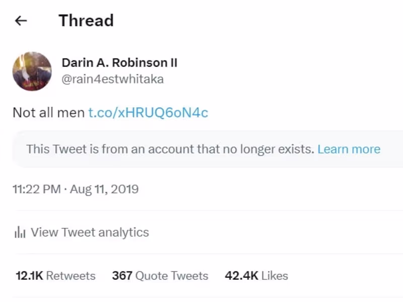 Cover image for Not All Men
