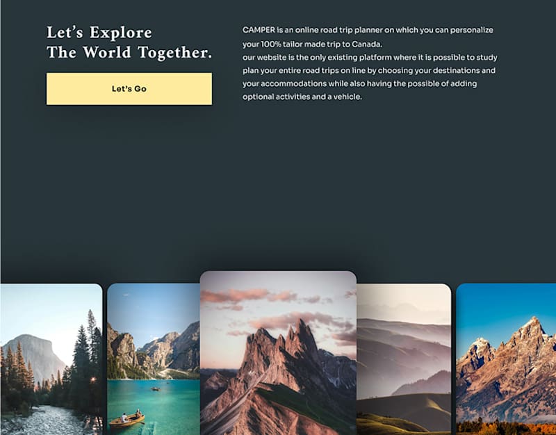 Cover image for Travel Agency web concept :: Behance