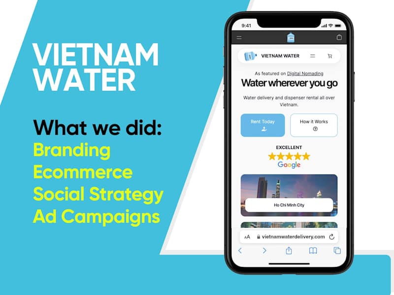 Cover image for Water Delivery E-Commerce & SEO for Vietnam Market